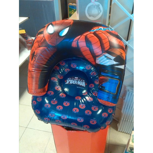 Licentieproduct spiderman opblaas stoelen 4 stuks