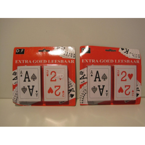 Speelkaarten 11 sets van 2