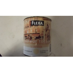FLEXA verf, 3 potten van 0,75 L, zijdeglans, inhoud van 1 pot kan gem. 9-12 vierkante meter geschilderd worden