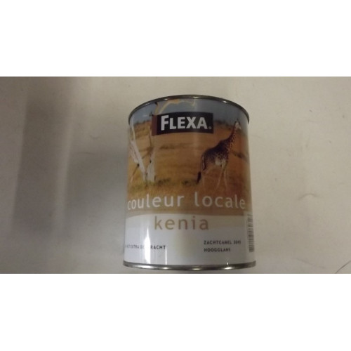 FLEXA verf, 3 potten van 0,75 L, hoogglans, inhoud van 1 pot kan gem. 9-12 vierkante meter geschilderd worden