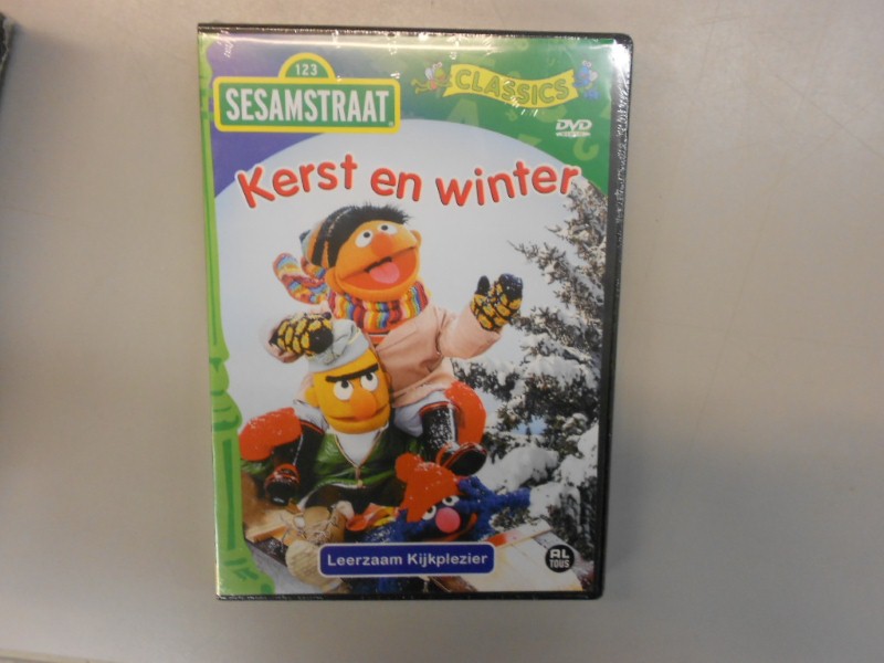 DVD sesamstraat bert en ernie kerst en winter (Kavel nr: 522304
