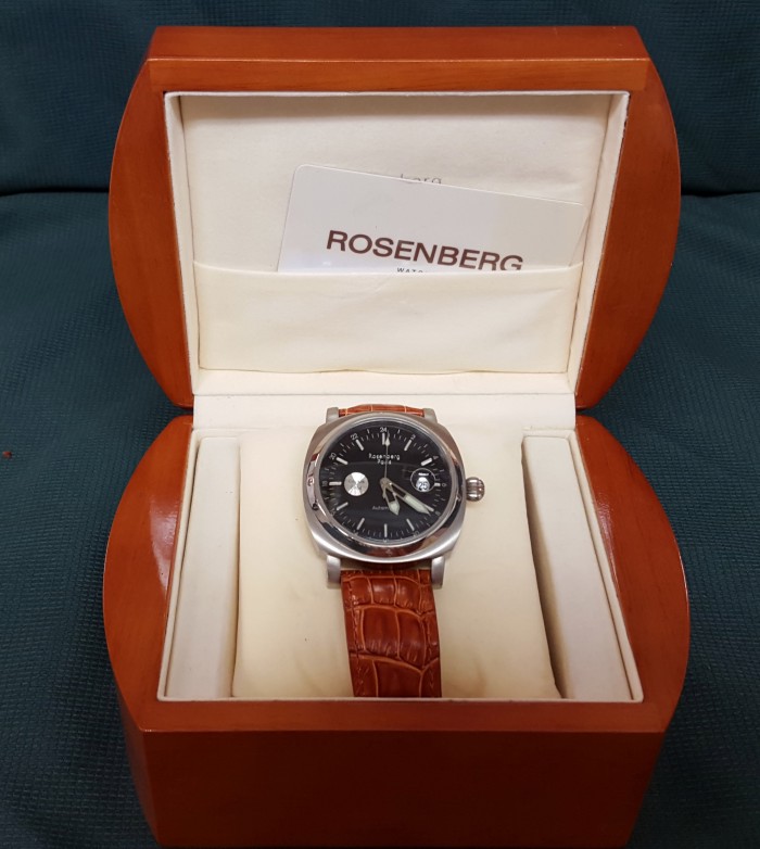 Horloge, ROSENBERG, automatic + datum (Kavel nr: 547824, Eindtijd : 21 ...