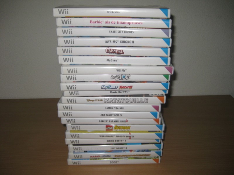 Diverse WII spellen 20 stuks (Kavel nr 776276, Eindtijd 27 Nov. 2018