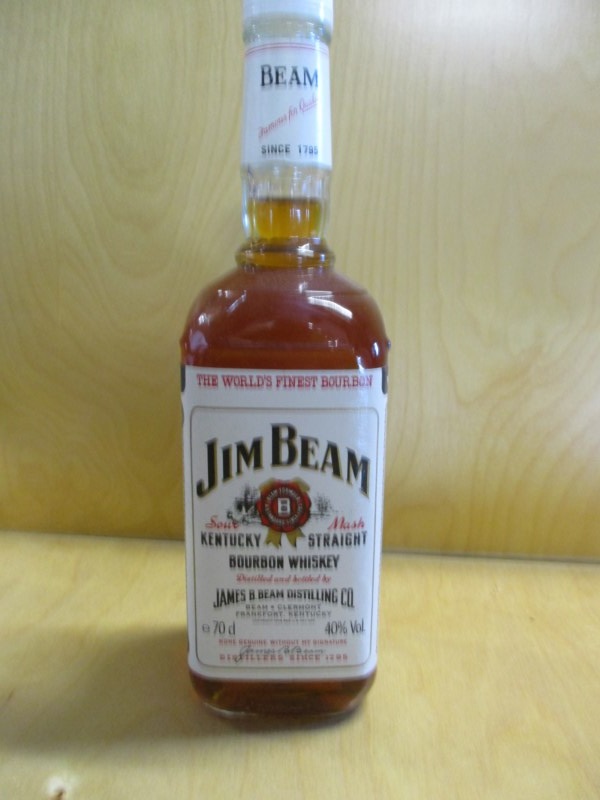 Jim Dean Kentucky Straight whisky 70 cl (Kavel nr 796009, Eindtijd 25 Feb. 2019 205000