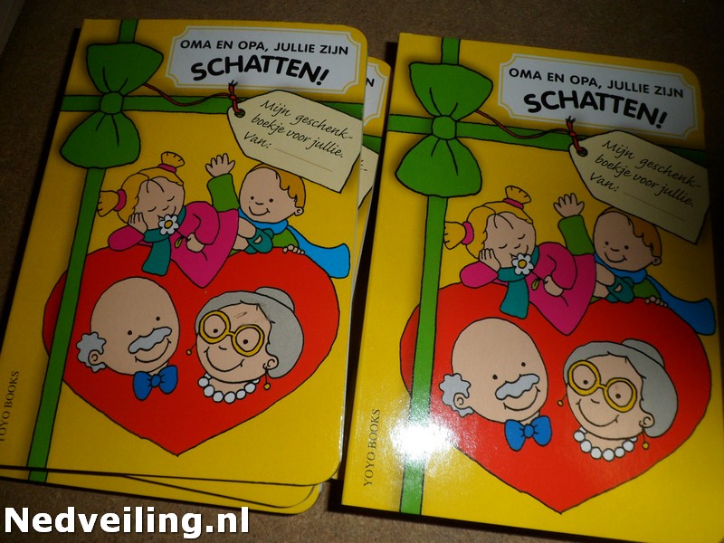 8x Boekje Opa en Oma jullie zijn schatten (Kavel nr: 847011, Eindtijd