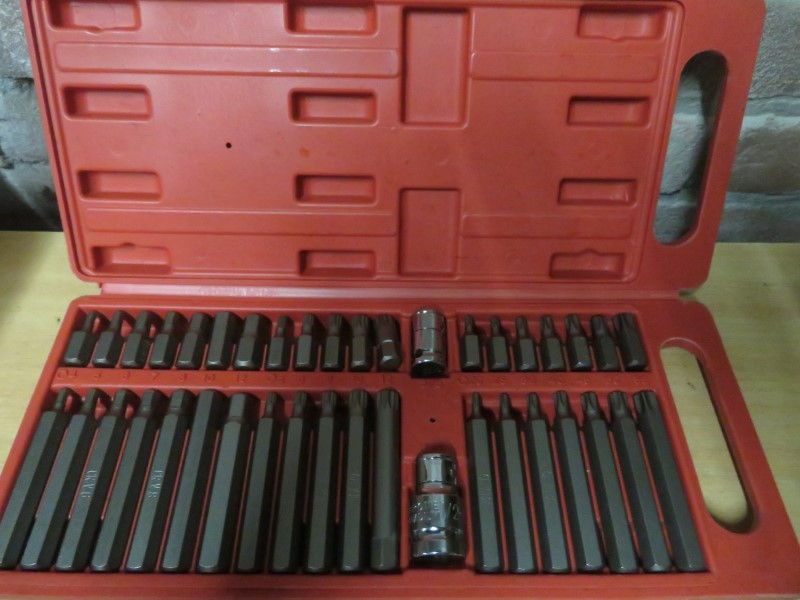 Torx bit set lang in koffer 40dlg kavel nr 1014466 eindtijd 26 oct
