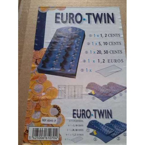 Euro kleingeld planken sets 5 sets