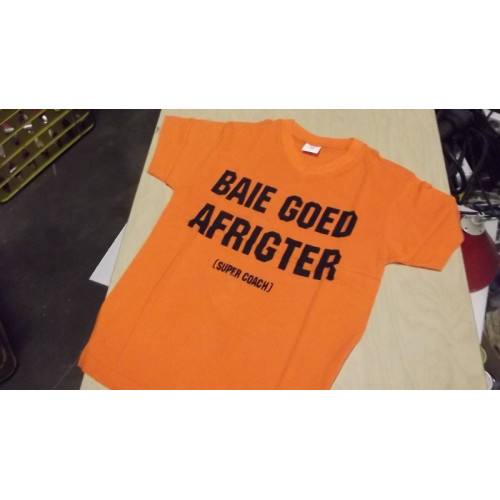 Oranje shirt, maat 152, 50 stuks