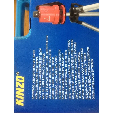 Kinzo laser waterpas compleet  excl batterij  5 stuks