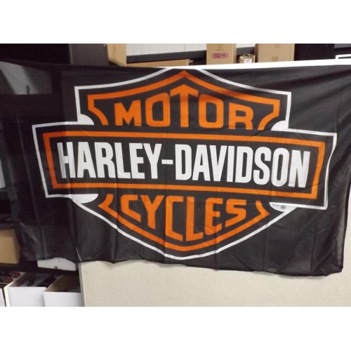 Harley Davidson vlaggen ca 95x150 cm (2x)