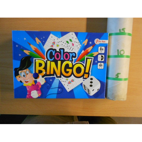 6 stuks kinder kleuren bingo