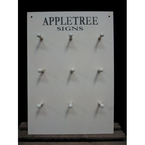Appletree sign bord, 9 haken 45x64 cm, 1 stuks