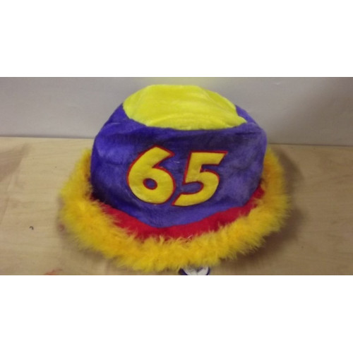 Party hoeden, '65', 38 stuks