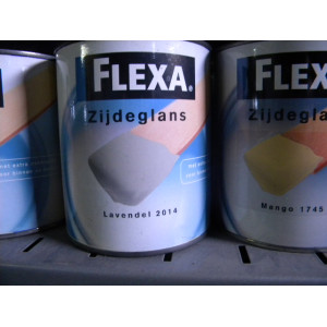 Flexa Zijdeglans, 2 bliken a 750 ml, Kleur Lavendel 2014