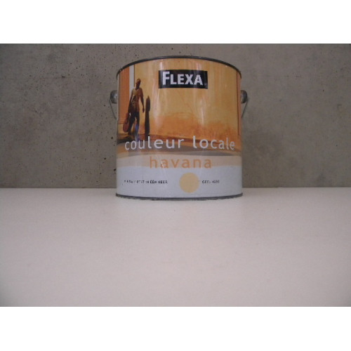Flexa muurverf, 1 blik a 2500 ml Kleur geel 4050