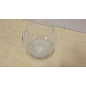 Glazen deco, 4 stuks, h=10cm