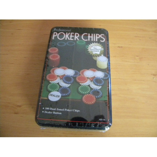 Pokersets, 39 sets, 100 chips per set