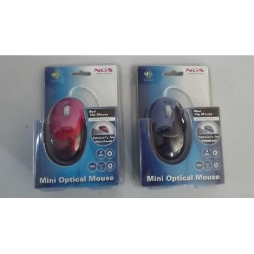 Mini Optical Mouse, 2 stuks
