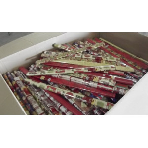 Palletbox met kerstcadeau papier minimaal 400 rollen