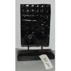 Boeddha paneel, zwart, 4 stuks, hoogte 27cm