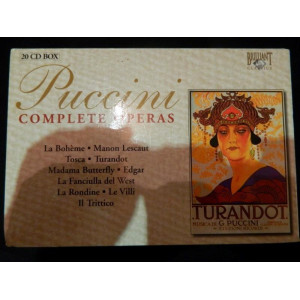 20 CD Box Puccini Complete Operas