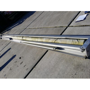 elektrische aluminium zonneluifel 440cm
