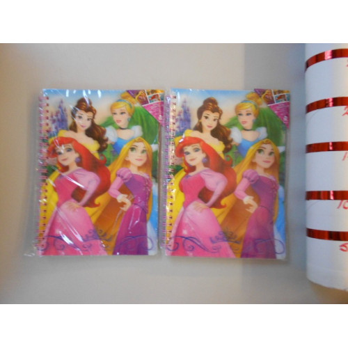 2 notitieboeken 3D princess