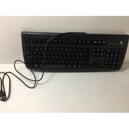 Toetsenbord, merk Logitech, kleur zwart, type Media keyboard 600.