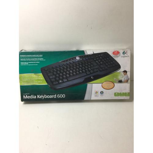 Toetsenbord, merk Logitech, type Media keyboard 600.
