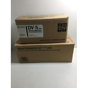2x Cartridges, Maintenance Kit, Kyocera, Developer kit DV-5, Type 410