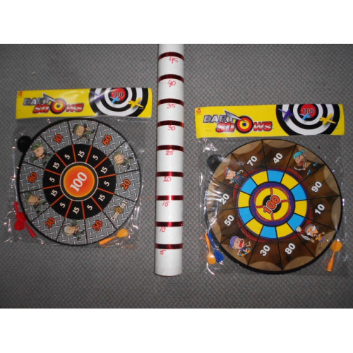 36 dartborden met magneetpijltjes, 2 verschillende