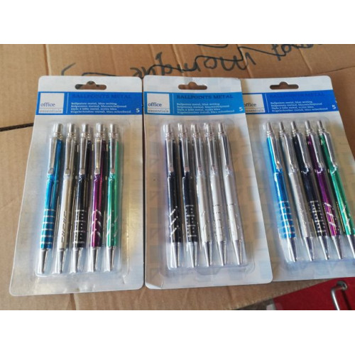 Luxe metalen pennen 8 sets