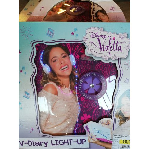 Disney violetta geheimen boek met mooie verlichting