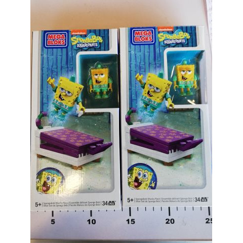 Megabloks spongebob sets 3 stuks