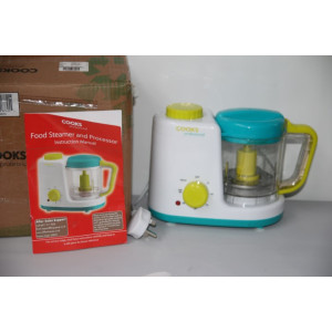 Cooks food steamer and processor