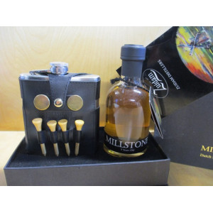 Milstone Dutch single malt whisky met veldfles geschenk verpakking