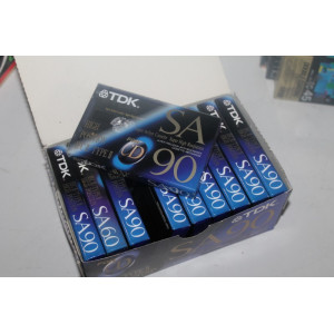 Cassette bandje TDK blauw 10 stuks