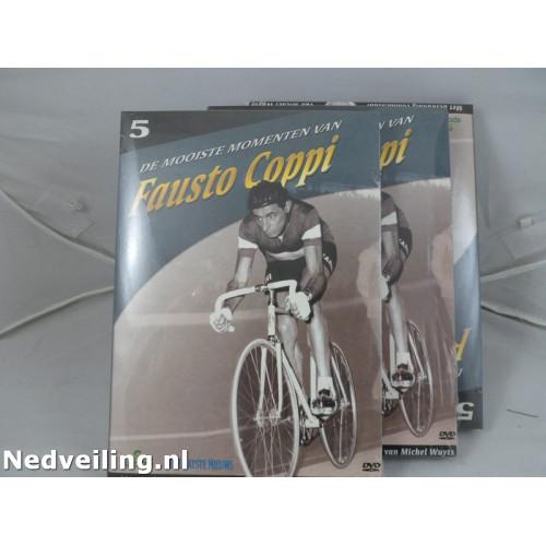 24x DVD De mooiste momenten van Fausto Coppi 