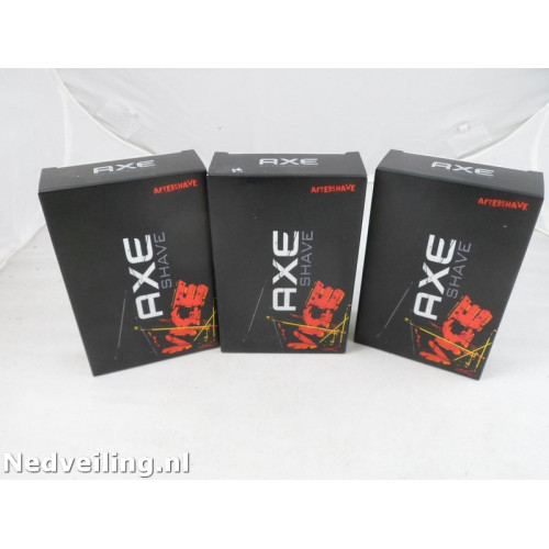 3x Axe aftershave 100ml