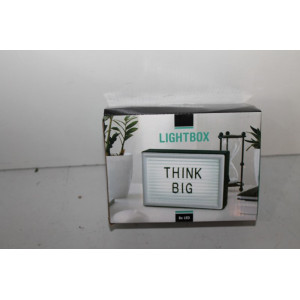 Mini Light box 8x led inc 143 letters 1 stuks KR J