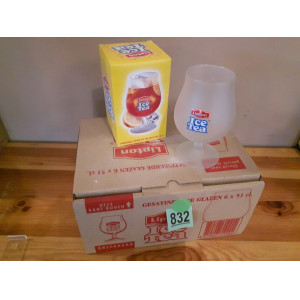 Glazen, Lipton Ice Tea, nieuw in doos, 1 doos; 6 stuks