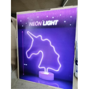 Neon light Unicorn  1 stuks