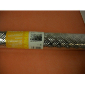 Rol plak aluminium traanplaat , 200x45 cm