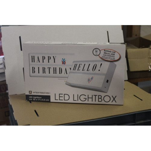 Led light box 1x