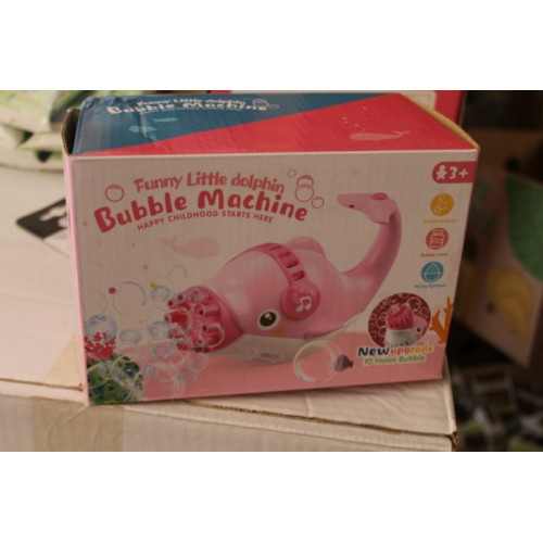 Bubble machine dolfijn Rose 1 stuks      DS 40