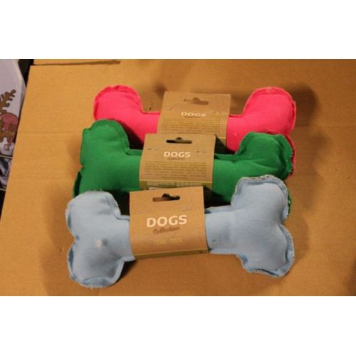 Hondenbotspeel knuffel model BOTJE set a 3 stuks 1 set