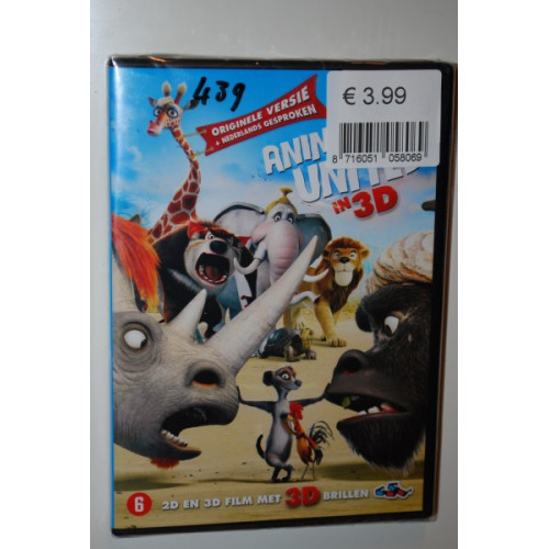 DVD Animal United in 3 D incl. 3 D brillen
