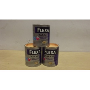 Flexa, halfglans 3 potten 0,75 liter per pot, binnen en buiten