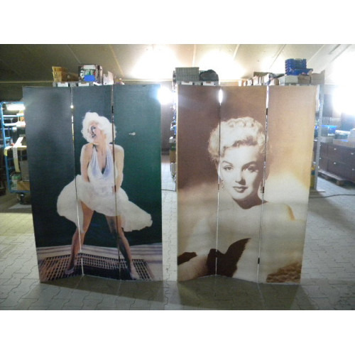 Marilyn Monroe, kamerscherm, 2 stuks