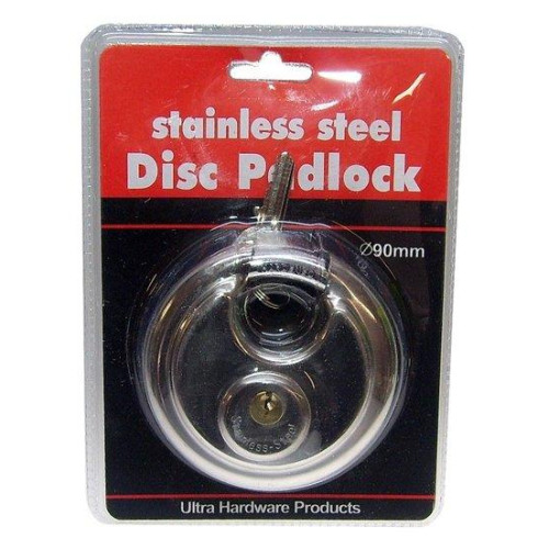 Discus disc padlock hangslot slot 90mm met 2 sleutels.
